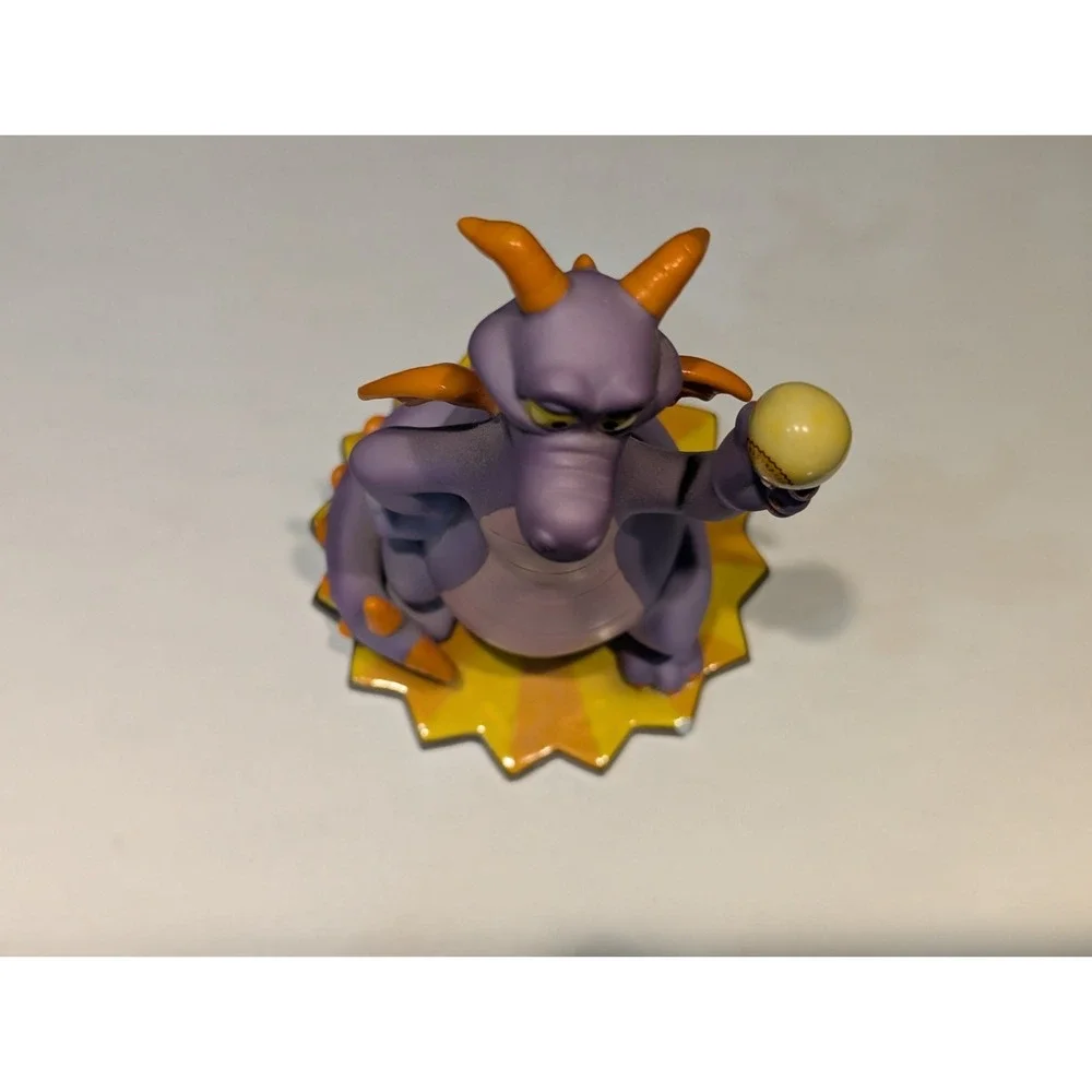 Disney Parks Epcot Figment Figurine Statue Imagination Institute Light Bulb READ